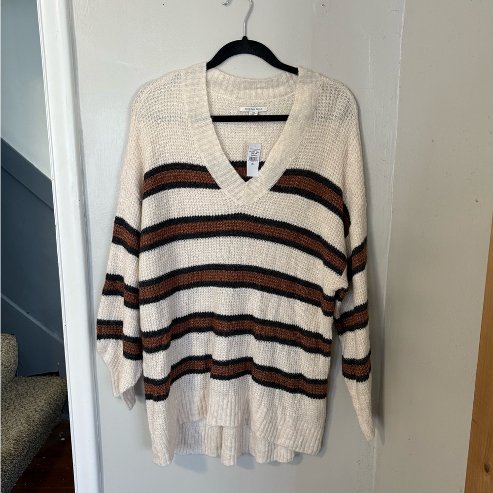 American Eagle Striped Sweater